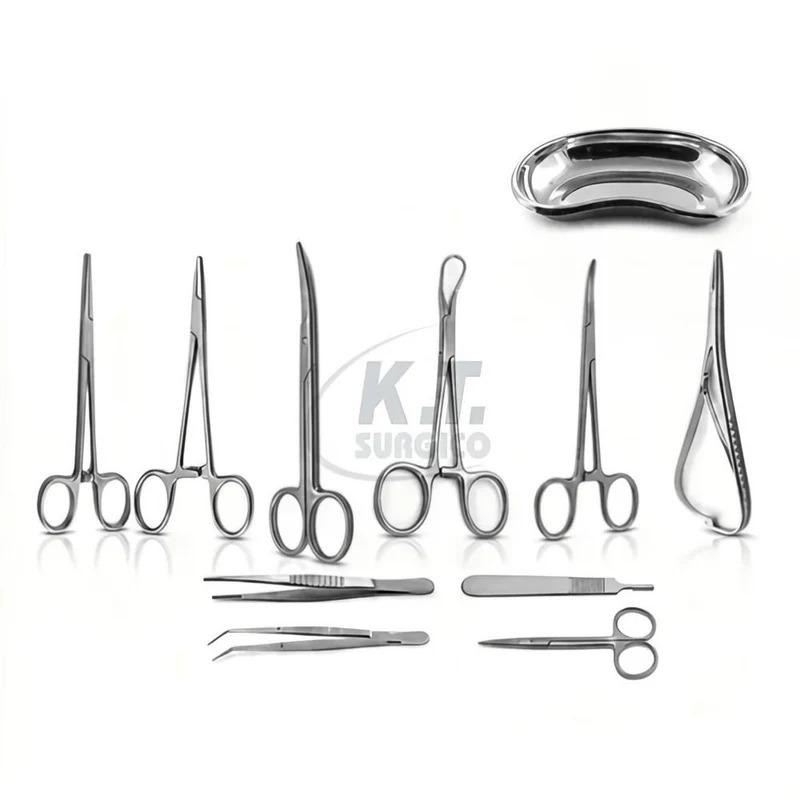 10-Piece Minor Surgery Instrument Set – Stainless Steel Surgical Instruments for Minor Surgical Procedures