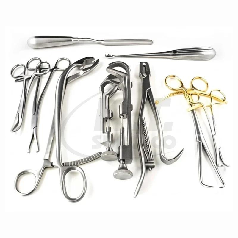 10-Piece German Grade Orthopedic Instrument Set – Stainless Steel Surgical Instruments for Fracture & Bone Surgery