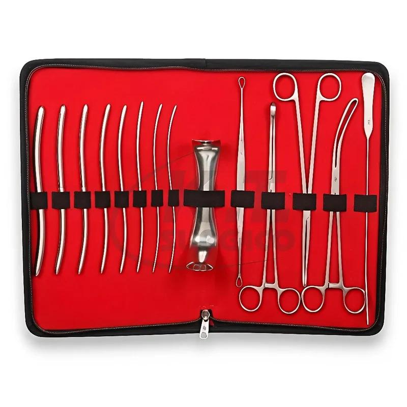 13-Piece DNC Gynecology Instrument Set – Dilation & Curettage Surgical Instruments