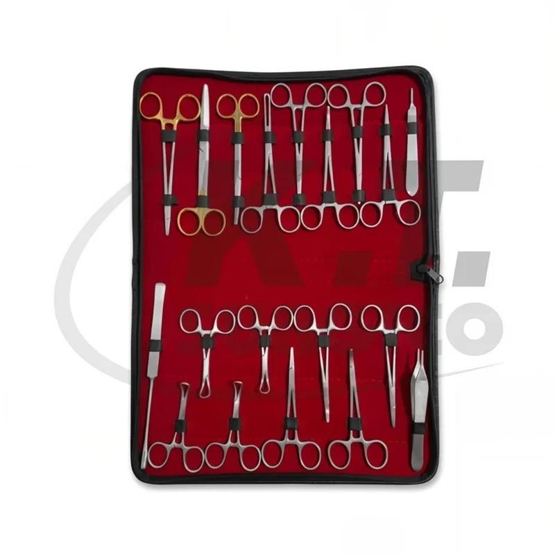 19-Piece General Surgery Instrument Set – Stainless Steel Surgical Instruments for General Surgical Procedures
