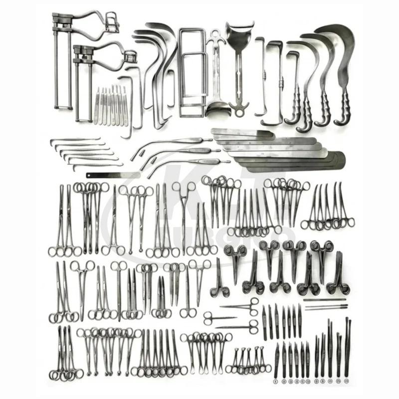 197-Piece Laparotomy Surgery Instrument Set – Stainless Steel Surgical Instruments for Abdominal Surgery