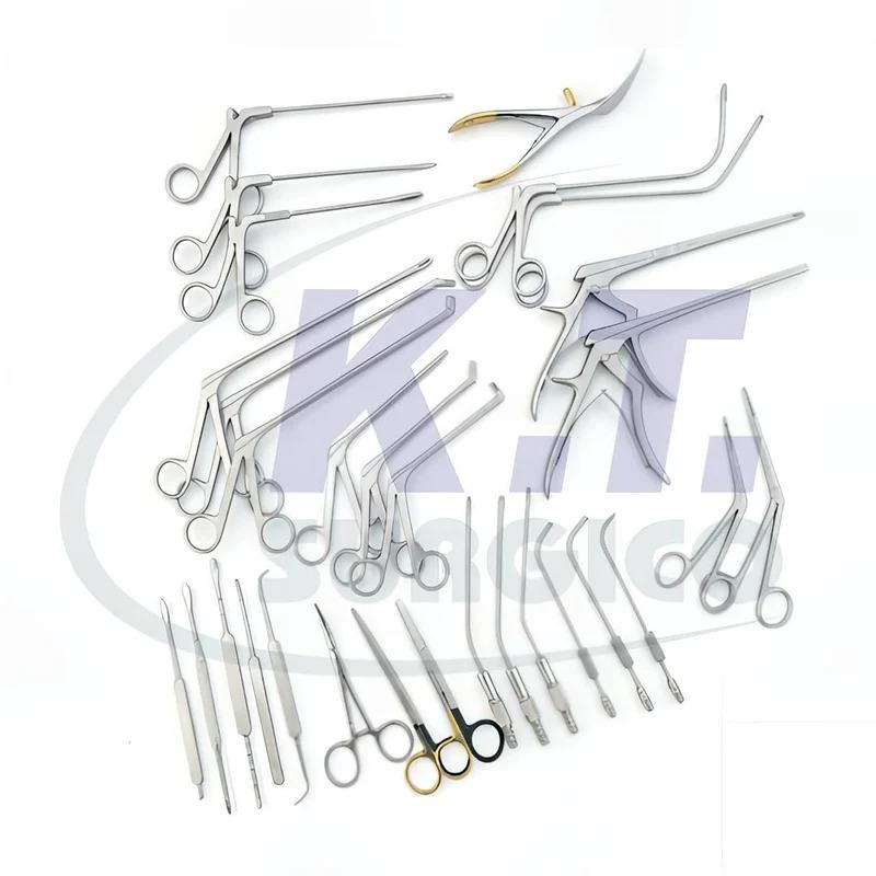 30-Piece Endoscopic FESS Sinus Surgery Instrument Set – Stainless Steel ENT Surgical Instruments