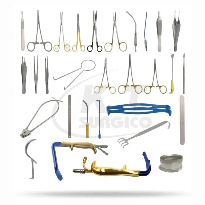 38-Piece Breast Augmentation Surgery Instrument Set – Stainless Steel Surgical Instruments for Plastic Surgery