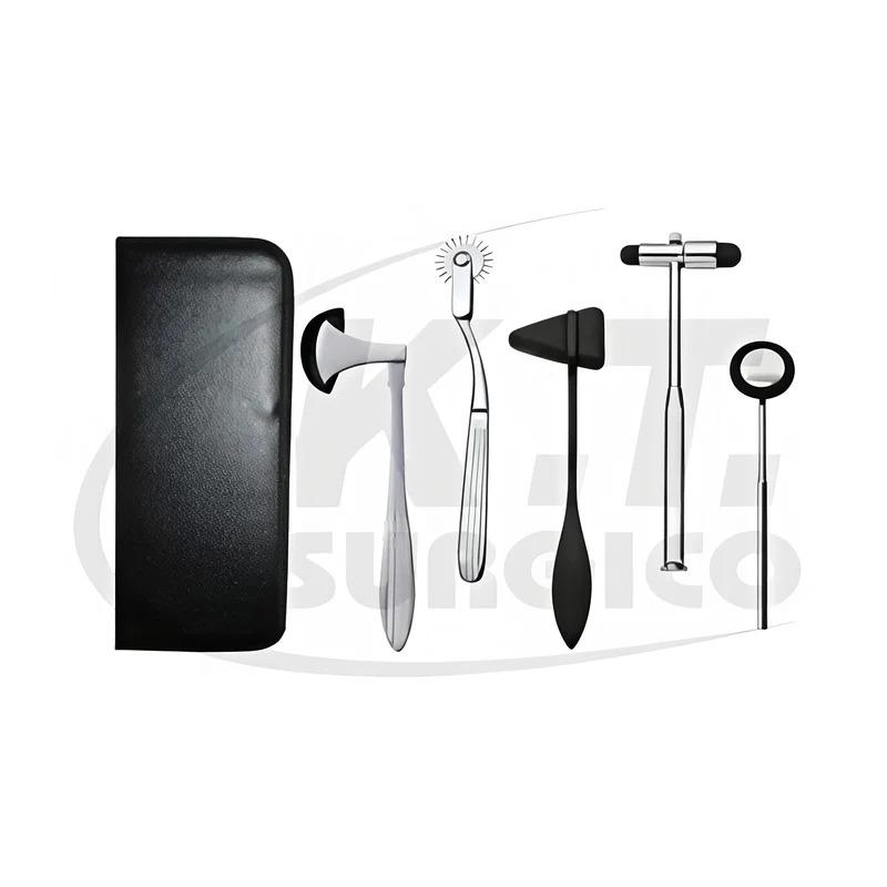 5-Piece Neurological Reflex Hammer Set – German Grade Surgical & Diagnostic Instruments