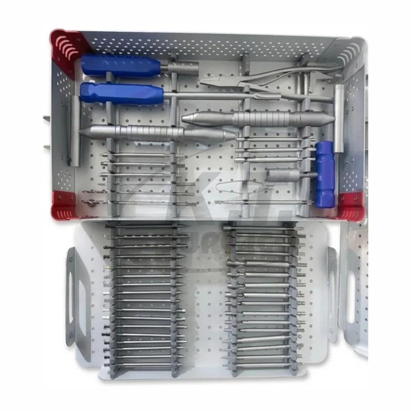  Broken Screw Removal Instrument Set – Stainless Steel Orthopedic Spine Surgical Instruments for Implant & Screw Extraction